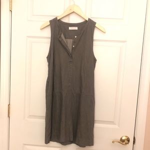 Everlane popover dress in brushed gray